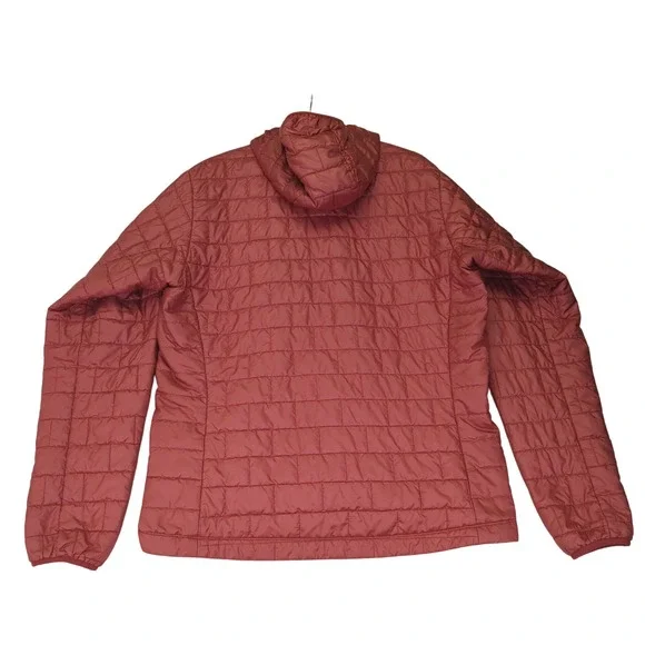 Patagonia Mens Nano Puff Hoody Jacket 84222 Full Zip Quilted Orange Large Hoodie - Picture 2 of 10